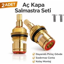 DESIPHON 2 Adet Aç Kapa Ara Musluk Taharet Musluğu Iç Salmastra Pirinç Gövde Sızdırmaz Conta