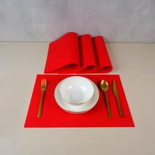 Maxstyle Serene Scarlet 4 Parça Amerikan Servis 30X45 cm