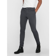 ShopINN Onscam Chino Pk 6775 Erkek Gri Pantolon - 22016775