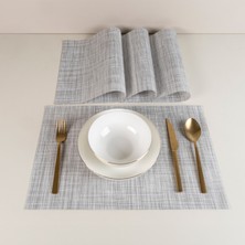 Maxstyle Other Light Grey 4 Parça Amerikan Servis 30X45 cm