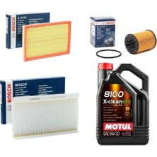 Bosch Opel Corsa C 1.4 3lü Filtre ve Motul Yağ Seti 4lt 2004-2006