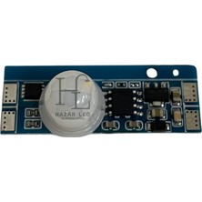 Hazar Led 12-24 Volt Kızılötesi Pır Hareket Sensörü Dedektörü Dolap Sensörü Mobilya Sensörü