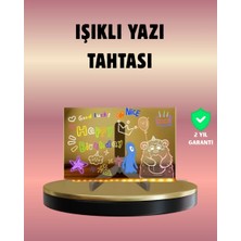 USB Bağlantılı LED Akrilik Çizim ve Not Tahtası Veralya Tech