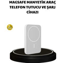 Manyetik Kablosuz Powerbank – iPhone 12/13/14/15 Uyumlu, Hızlı Şarjlı, Ultra Hafif Veralya Tec