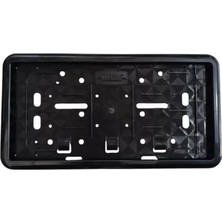 Çerçeveli Motosiklet Plakalık Plaka Altlığı Siyah 26X17CM 1 Adet Veralya Tech