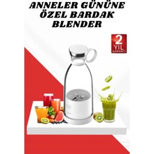 Anneler Gününe Özel Hediye Bardak Blender Paslanmaz Çelik Bıçaklı Veralya Tech