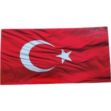 Türk Bayrağı Oto Sticker Küçük Kırmızı Beyaz 16X8CM Veralya Tech