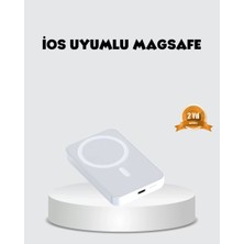 Magsafe Uyumlu Kablosuz Batarya – 27W Hızlı Şarj Destekli Kompakt Güç Bankası Veralya Tech