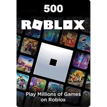 Roblox Robux 500 Gift Card Eksik Yüklenmede I A D E Garantili