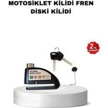 110 Db Alarmlı Disk Fren Kilidi Su Geçirmez Çelik Gövde Motosiklet Güvenlik Veralya Tech