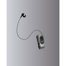 Profesyonel Bluetooth Kulaklık – Klipsli, Titreşimli, Dijital Göstergeli Veralya Tech