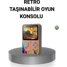 Retro Taşınabilir Oyun Konsolu 500 Klasik Oyunlu, 3.0 Inç Renkli Ekran Veralya Tech