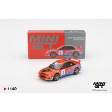 Mini T Mini Gt 1/64 1140 Subaru Impreza WRC97 #1 1999 Drm Champion