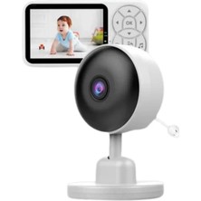 Gece Görüşlü Kablosuz Bebek Monitörü Ağlama ve Hareket Algılama Veralya Tech