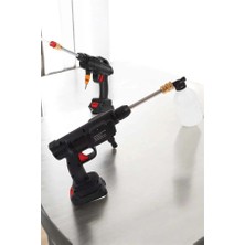 Şarjlı Oto Yıkama Tabancası Su Basınçlı Hazneli Bataryalı Veralya Tech