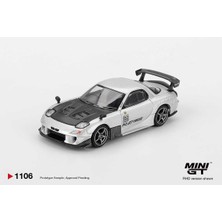 Mini T Mini Gt 1/64 1106 Mazda Rx-7 Re-Amemiya Silver Metallic
