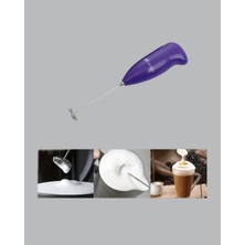 Mini Pilli Portatif Karıştırıcı – Cappuccino, Latte, Frappe ve Kahve Köpürtücü Veralya Te