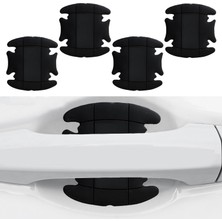 Dış Kapı Kolu Koruma Bandı Silikon 4 Parça Siyah Veralya Oto