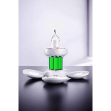 Veralya Güneş Enerjili Solar Aydınlatma Kamp Çadır Lambası Şarjlı Ampül LED Şarjlı El Feneri Iş�