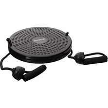 Calperia Lastikli Bel ve Basen Inceltici Egzersiz Aleti - Siyah