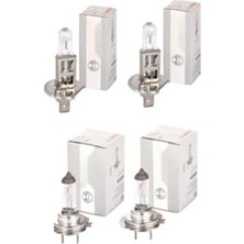 Calperia Fiat Doblo 2000-2019 Uzun Kısa Far Ampul Takımı - H1-H7