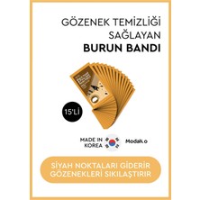 MjCare Nose Patch - Siyah Nokta ve Gözenek Için Temizleyici Burun Bandı 15\'li
