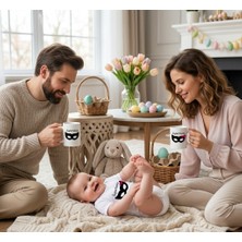 Veracraft Süper Aile Kombini - Anne ve Babaya Kupa Bardak Bebek Zıbını