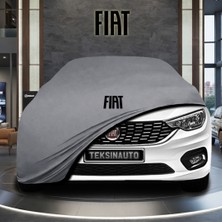 ULTRASHOP Fiat Egea Station Wagon (358) (2020 - ) Gri Kumaş Oto Branda Araca Özel Penye Araba Brandası Araç Örtüsü