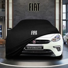 ULTRASHOP Fiat Ottimo Hatchback Siyah Kumaş Oto Branda Araca Özel Penye Araba Brandası Araç Örtüsü