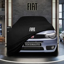 ULTRASHOP Fiat Albea Siyah Kumaş Oto Branda Araca Özel Penye Araba Brandası Araç Örtüsü