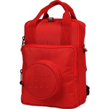 20206B-0021 1x1 Lego® Yapım Parçası Çocuk Sırt Çantası - Kırmızı