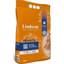 Lindocat Advanced Probiotic Bakteri ve Koku Önleyici Kedi Kumu 10L