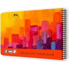 Calperia 35X50 cm Resim Defteri, 30 Yaprak, Spiral Cilt, 120G Kağıt