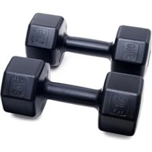 Calperia Siyah Dambıl Seti - 5 kg Ağırlık, 2 Adet