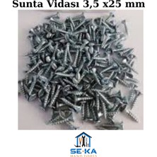 Seka Hand Tools Sunta Vidası 3,5X30MM 1000'LI Paket – Mobilya & Ahşap Uygulamaları Için Güçlü, Paslanmaz Vida Seti