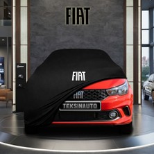 ULTRASHOP Fiat Argo Siyah Kumaş Oto Branda Araca Özel Penye Araba Brandası Araç Örtüsü
