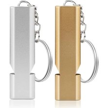 Calperia Yüksek Sesli Acil Düdük Seti - 2 Adet Metal Düdük