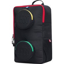 20204B-0354 1x2 Lego® Yapım Parçası Sırt Çantası - Siyah - Çok Renkli