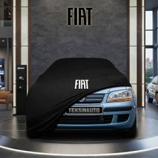 ULTRASHOP Fiat Idea Siyah Kumaş Oto Branda Araca Özel Penye Araba Brandası Araç Örtüsü