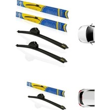 Calperia 3'lü Muz Silecek Takımı, Ön ve Arka, 600MM + 400MM