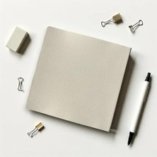 Calperia Kare Formlu Pu Deri Not Defteri - 16,5X16,5 cm