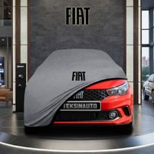 ULTRASHOP Fiat Argo Gri Kumaş Oto Branda Araca Özel Penye Araba Brandası Araç Örtüsü
