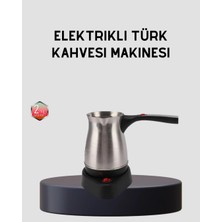 Elektrikli Türk Kahvesi Cezvesi 800W Kablosuz Döner Tabanlı Veralya Tech