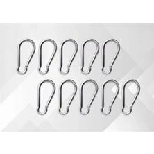 Calperia 316 Paslanmaz Çelik M4 Karabina - 40X20X4 mm (10 Adet)