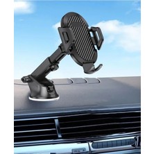 Calperia 360° Dönebilir Araç Içi Telefon Tutucu Vantuzlu Tasarım