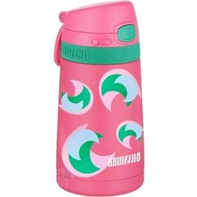 Calperia 350 ml Paslanmaz Çelik Pipetli Termos – Çocuklar Için