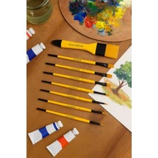 Calperia 7 Parça Turuncu Sanatçı Fırça Seti