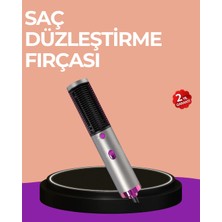 Hacim Veren ve Saç Elektriklenmesini Önleyen Sıcak Hava Fırçası Veralya Tech