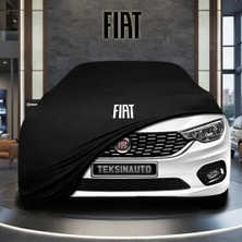 ULTRASHOP Fiat Egea Station Wagon (2016-2020) Siyah Kumaş Oto Branda Araca Özel Penye Araba Brandası Araç Örtüsü