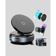 Vakumlu Vantuzlu Mıknatıslı Telefon Tutucu 360 Derece Döner Veralya Tech